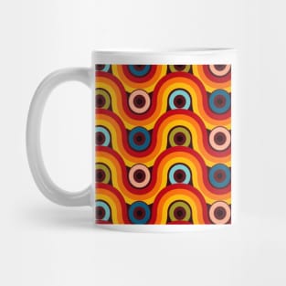 Geometric groovy pattern Mug